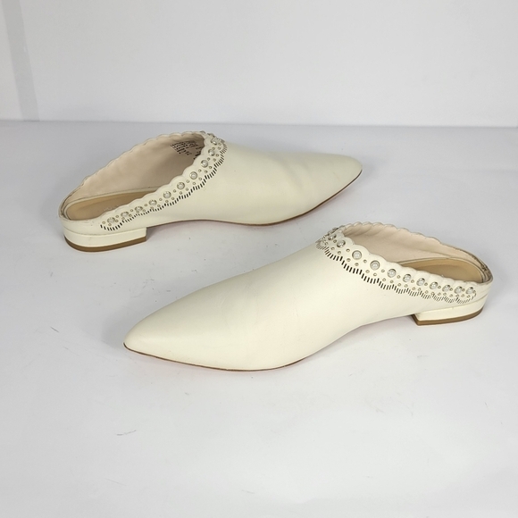 Pour La Victoire Leather Mules #674 Size 8.5 - Picture 3 of 11